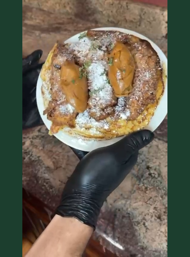 Chef for Higher - pancakes and chicken (thumbnail)