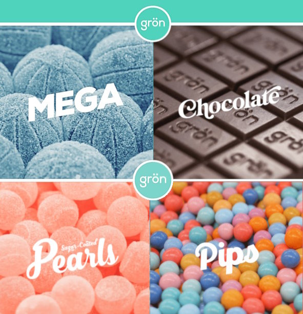 Grön infused edibles - pearls mega chocolate pips