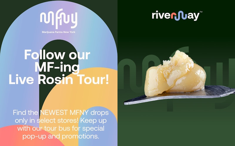 Follow our MF-ing Live Rosin Tour! Riverway Live Rosin (image on right)
